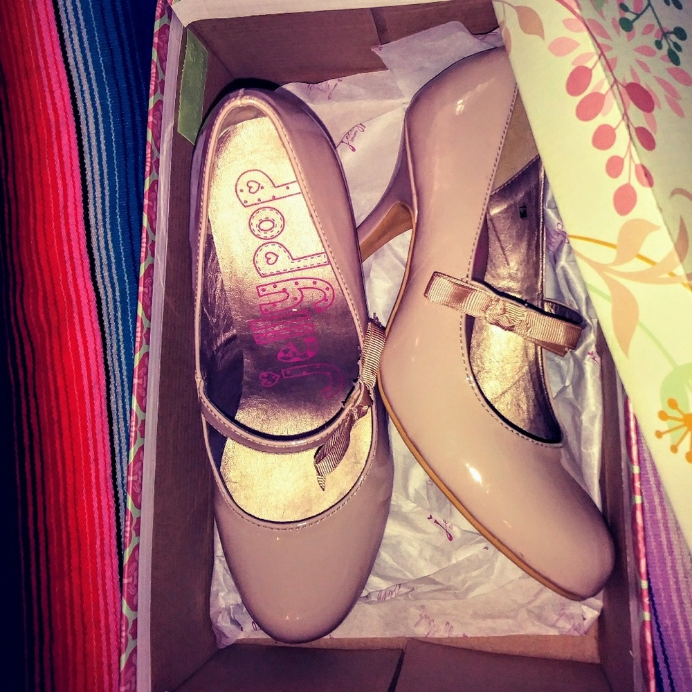 Jellypop Nude Patent look 3" heals